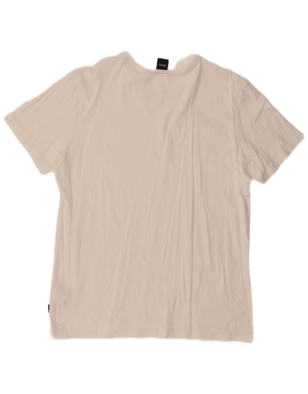 HUGO BOSS Camiseta Hombre Top XL Blanco Algodón