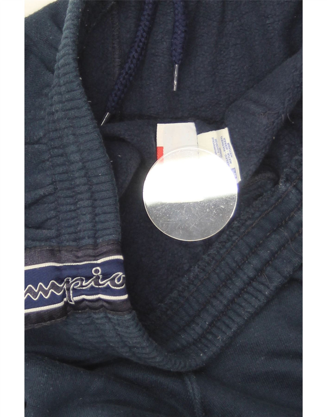 Champion Chándal completo con gráfico para hombre, tamaño grande, algodón azul marino