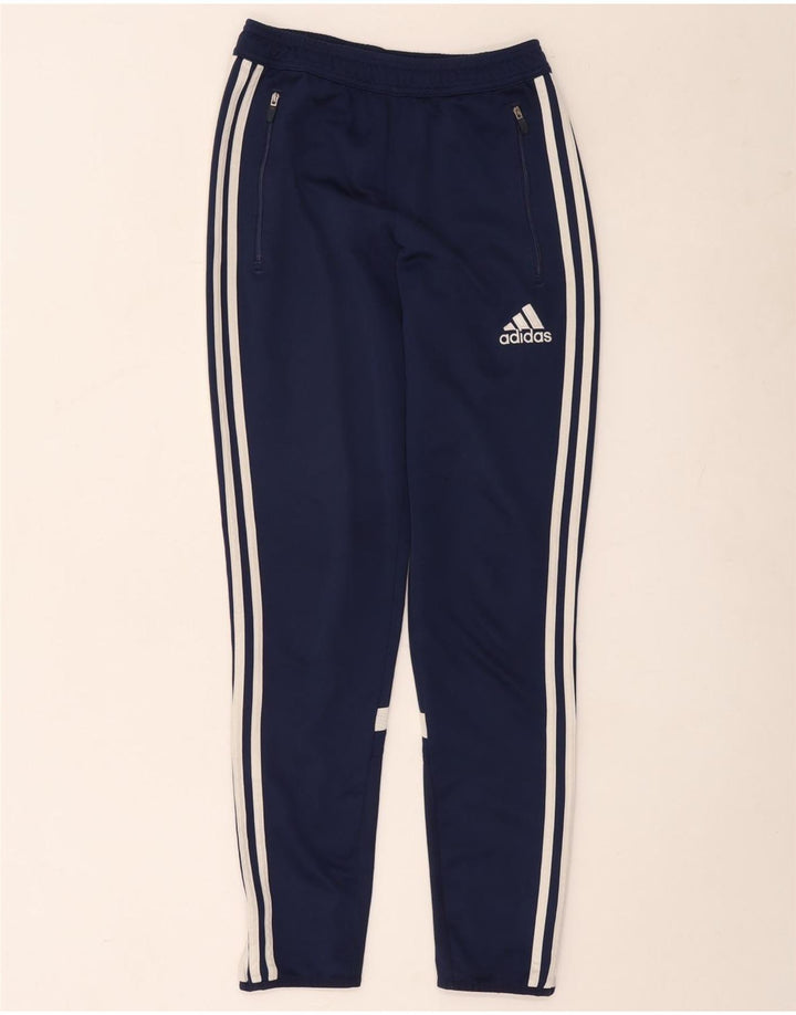 Adidas Hombre Climacool Chándal Pantalones XS Azul Marino Colorblock Poliéster
