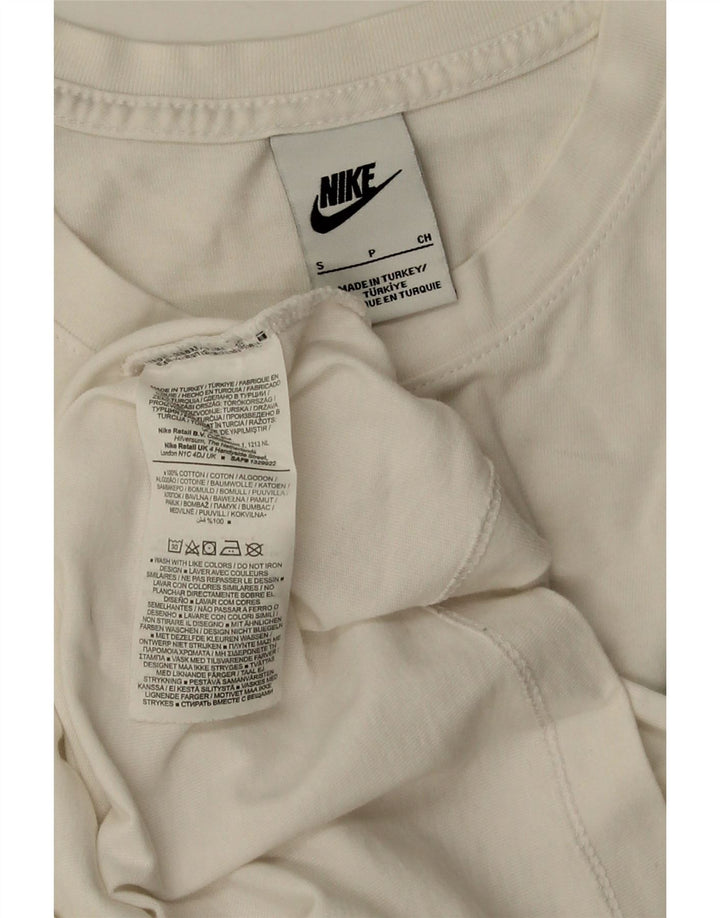 Camiseta NIKE Hombre Top Small Blanco Algodón