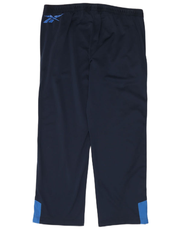 Reebok Pantalón De Chándal Gráfico Hombre XL Azul Marino Colorblock Poliéster