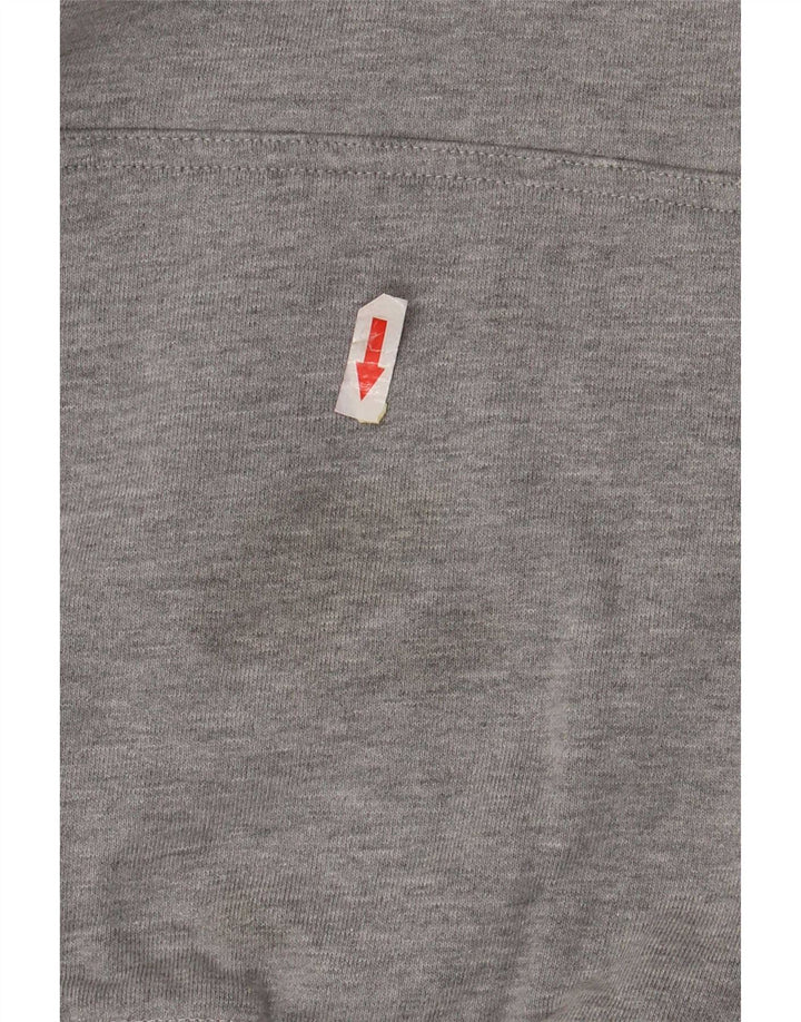 New Balance Hombre Sudadera Con Capucha Gráfica Jersey Pequeño Gris Poliéster