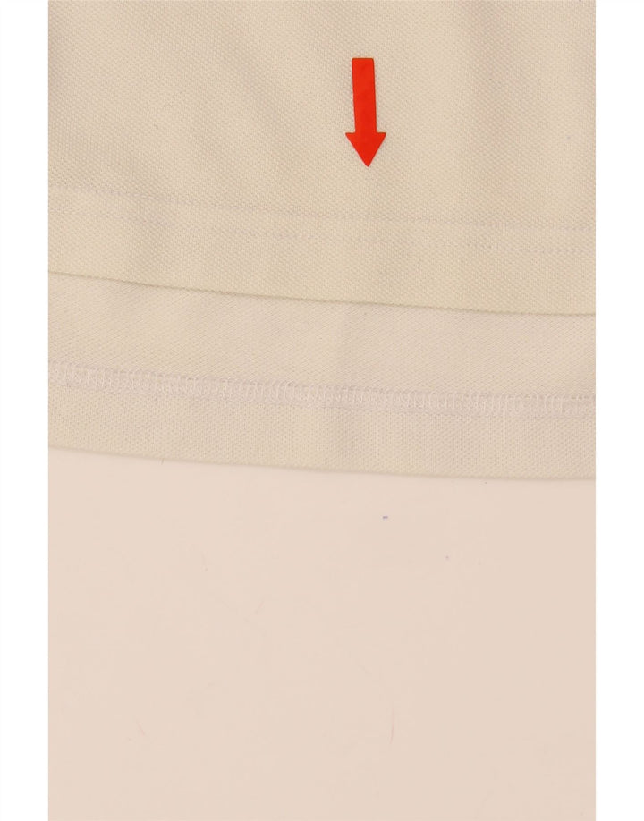 ADIDAS Mens Polo Shirt UK 44/46 Large White Vintage Adidas and Second-Hand Adidas from Messina Hembry 