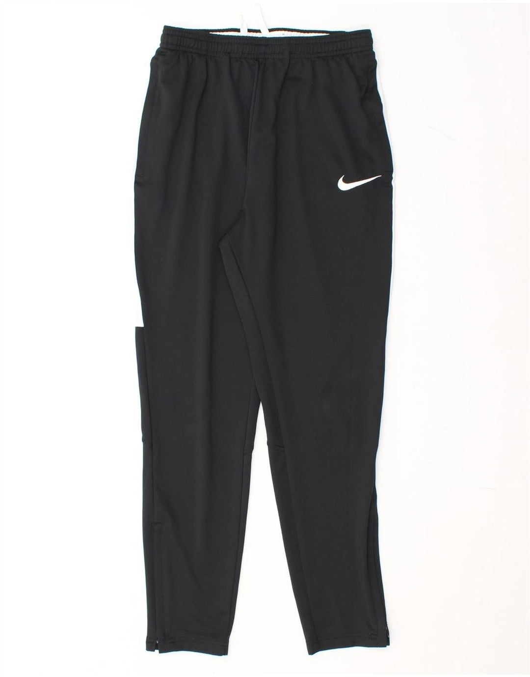 NIKE Boys Tracksuit Trousers 12-13 Years Large Black Polyester Vintage Nike and Second-Hand Nike from Messina Hembry 