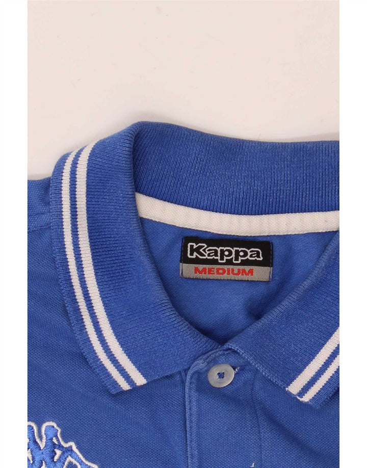 Polo Kappa Hombre Rayas Azul Medio
