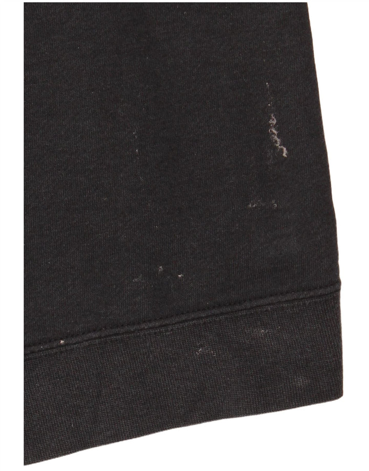 Nike - Sudadera con capucha y cremallera para hombre, talla grande, algodón negro