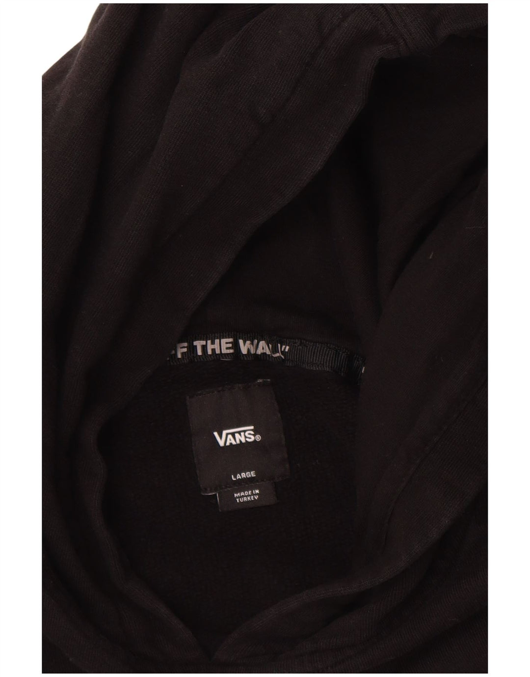 Vans - Sudadera con capucha gráfica para mujer, talla 40, color negro