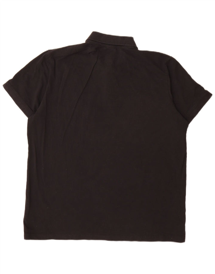 Kappa Polo Hombre 2XL Algodón Negro