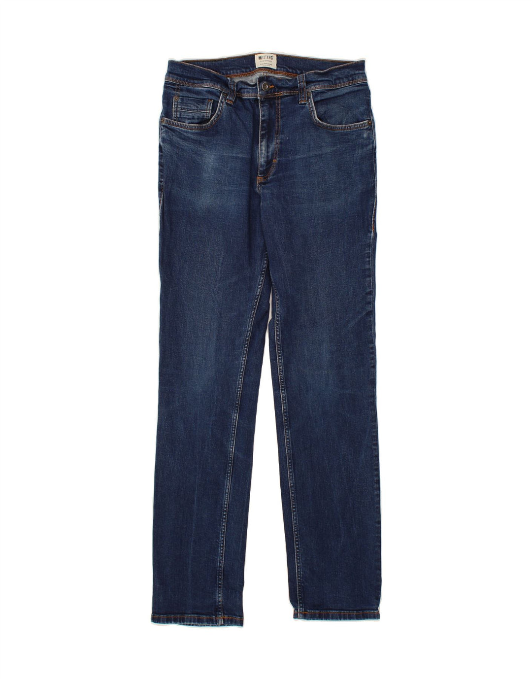 MUSTANG Mens Slim Jeans W32 L33 Blue Vintage Mustang and Second-Hand Mustang from Messina Hembry 