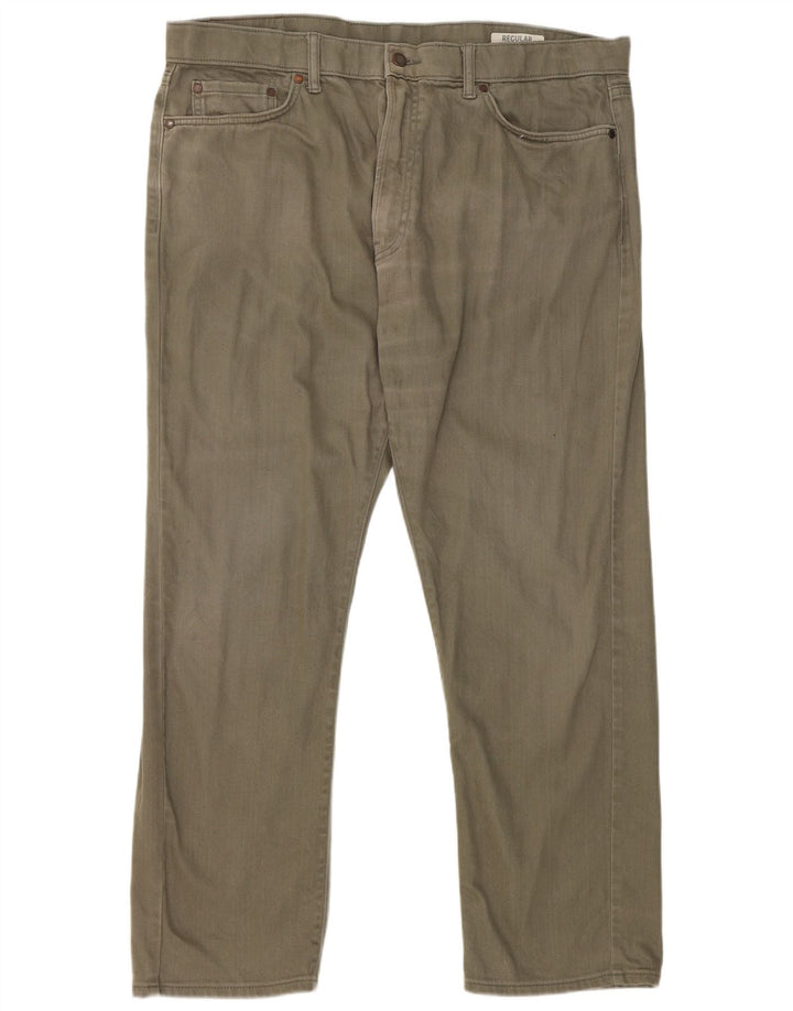 Vaqueros rectos regulares para mujer Marks & Spencer W38 L29 Algodón verde