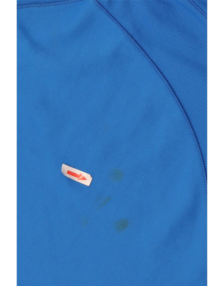 Champion Camiseta para mujer Top UK 44 Grande Azul Colorblock Poliéster