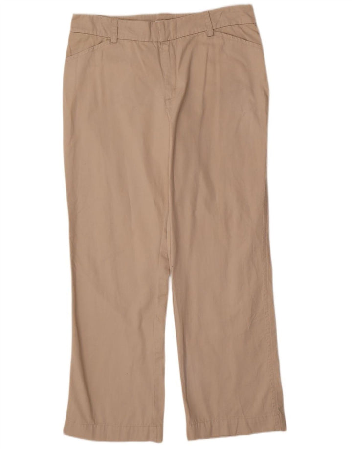 LEE Pantalones casuales rectos para mujer US 16 2XL W36 L31 Algodón beige