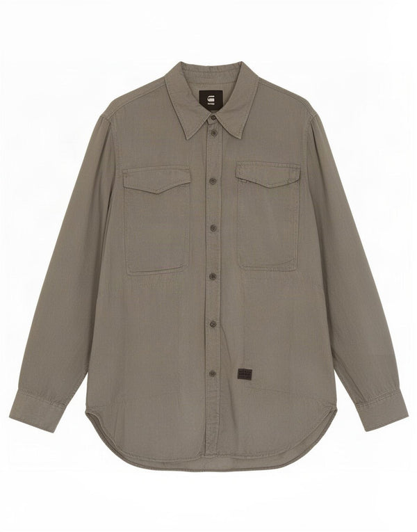 Camisa G-Star Hombre Grande Gris