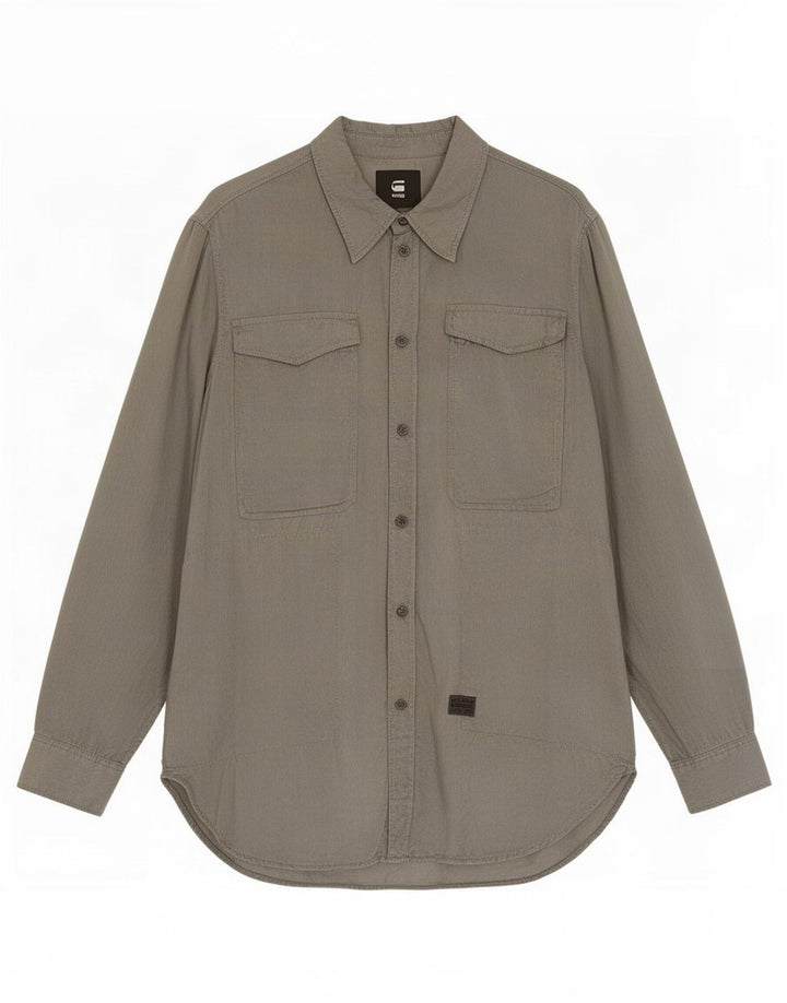 Camisa G-Star Hombre Grande Gris