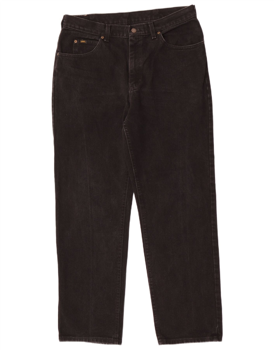 Vaqueros rectos Lee para hombre W34 L32 Negro