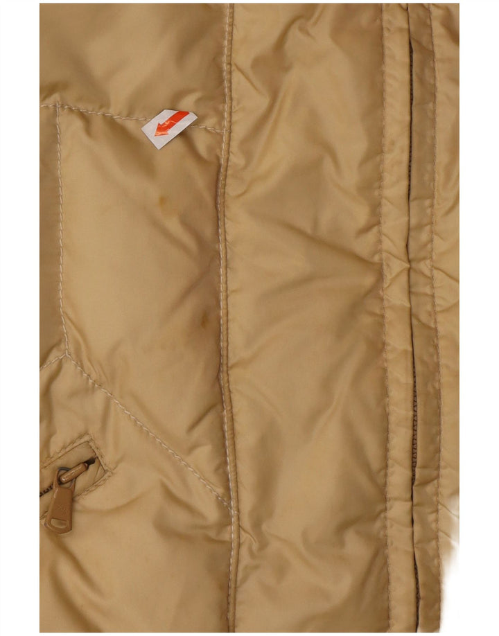 FAY Womens Padded Coat UK 14 Medium Beige Polyamide