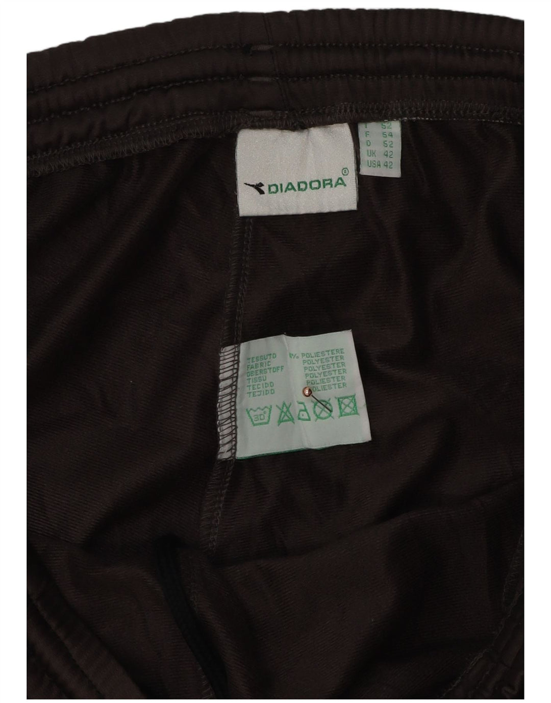 DIADORA Pantalón cargo de chándal para hombre 2XL Marrón Colorblock Poliéster