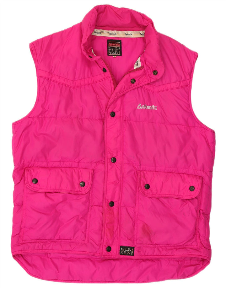 Dolomite Chaleco acolchado para hombre UK 38 Poliéster rosa medio