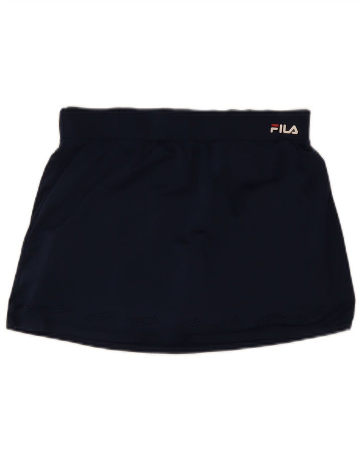 Fila Falda de tenis para mujer UK 10 Small Poliéster azul marino