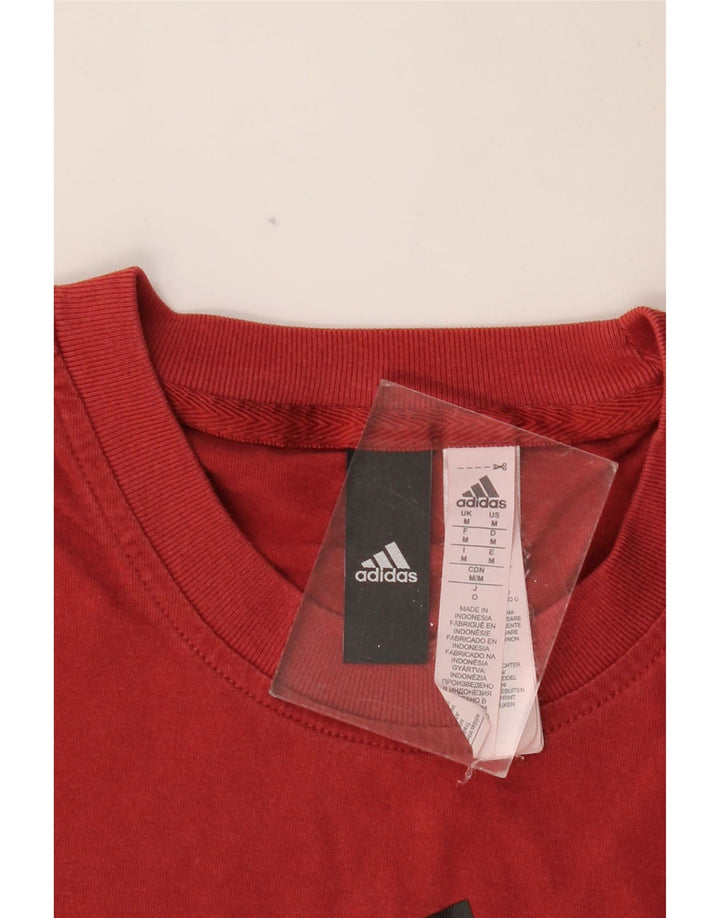 ADIDAS Camiseta gráfica para hombre Top Medium Rojo