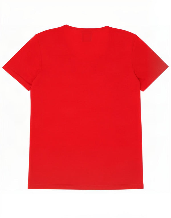 Zara Mens Graphic T-Shirt Top Medium Red