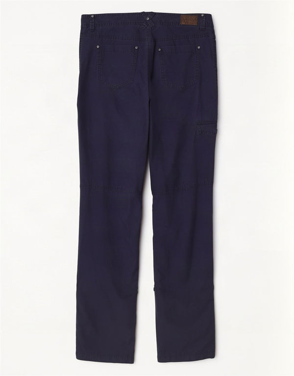Tommy Hilfiger Pantalones cargo rectos para mujer US 4 Small W30 L31 Azul marino