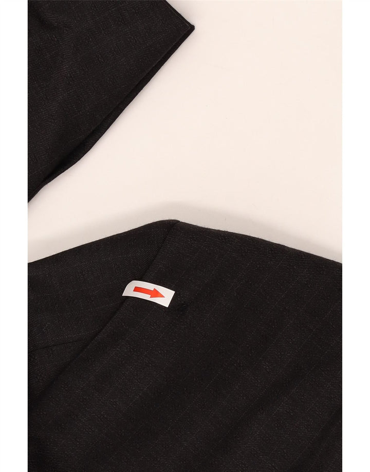 DOLCE & GABBANA Chaqueta tipo blazer de 2 botones para hombre UK 38 Cuadros gris medio