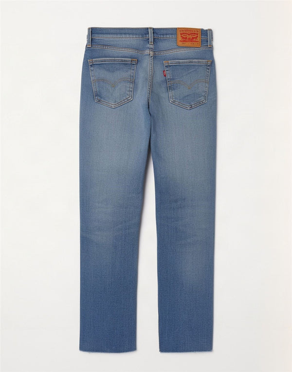 Levi's Mujer 514 Vaqueros Rectos Desgastados W28 L30 Azul
