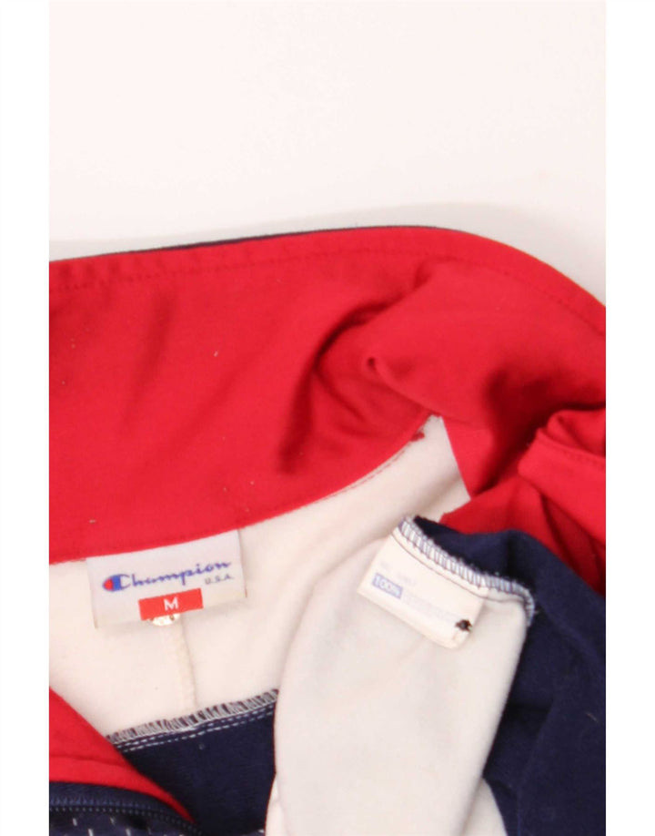 Champion Chaqueta superior de chándal para hombre Bloque de color azul marino mediano