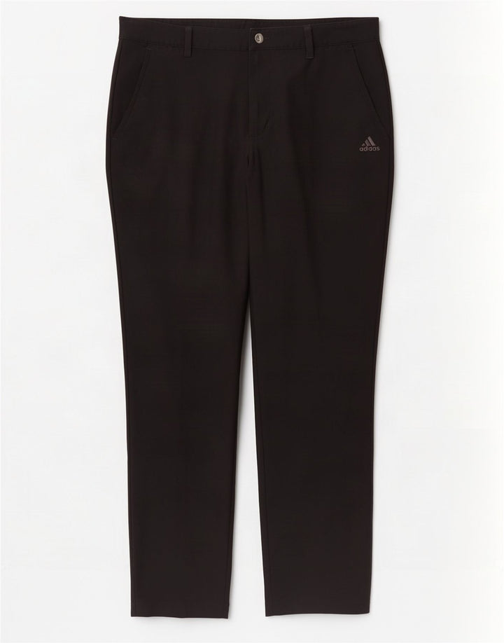 Adidas Pantalones Chinos Slim Para Hombre W34 L32 Poliéster Negro
