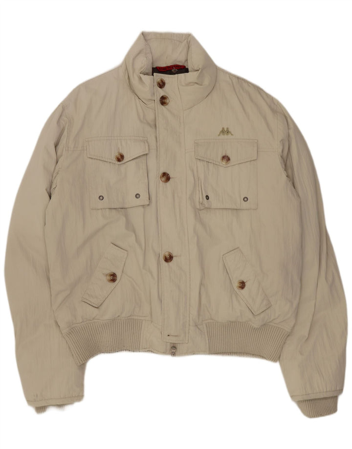 Kappa Chaqueta acolchada para hombre ES 42 XL Poliéster beige