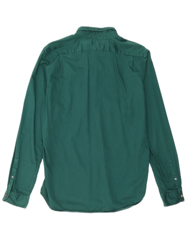Paul Smith Camisa a medida para hombre, talla grande, verde