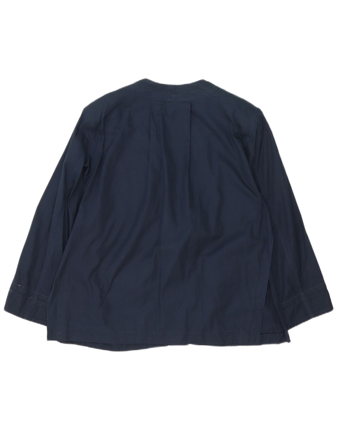 Vintage mujer chaqueta utilitaria Reino Unido 16 grande azul marino colorblock