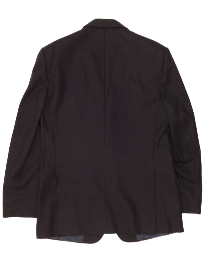 BURBERRYS Chaqueta tipo blazer de 2 botones para hombre IT 50 Lana azul marino mediana