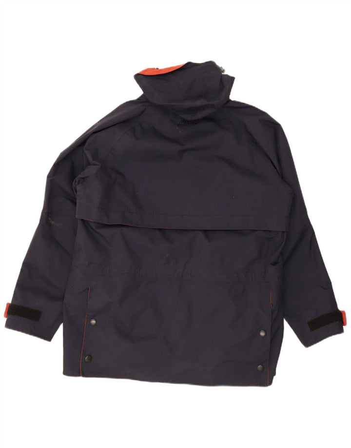 Musto Chaqueta impermeable con capucha para hombre UK 38 Medium Azul marino Nylon