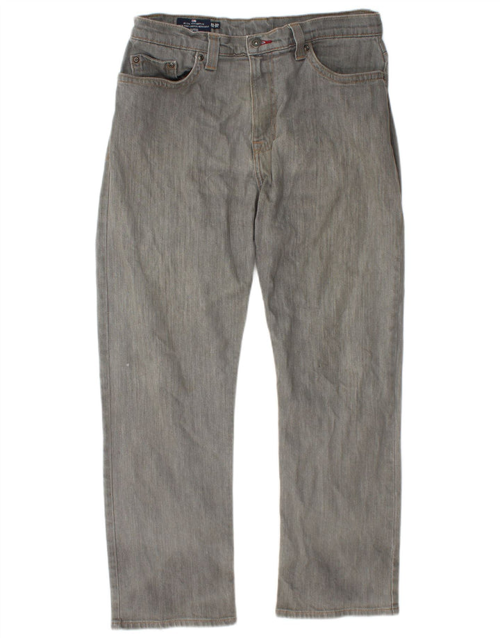 Marks & Spencer Vaqueros rectos azules Harbor para hombre W34 L29 Algodón gris