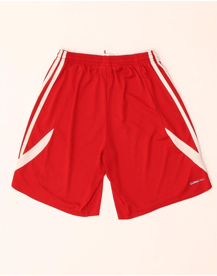 Adidas Mens Climacool Sport Shorts XS Rojo Colorblock Poliéster
