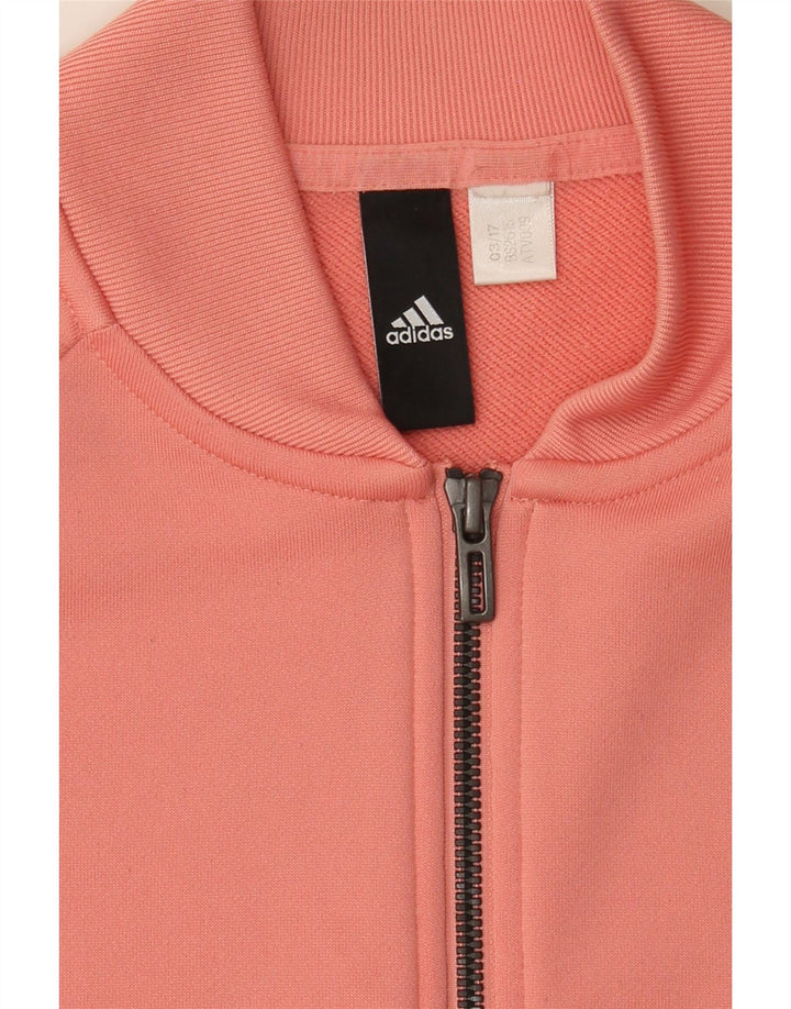 ADIDAS Womens Tracksuit Top Jacket UK 12 Medium Pink Vintage Adidas and Second-Hand Adidas from Messina Hembry 