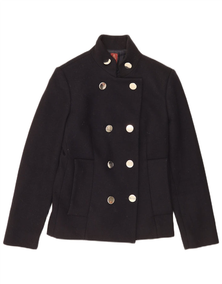Chaquetón Mujer Dondup IT 44 Lana Azul Marino Medio