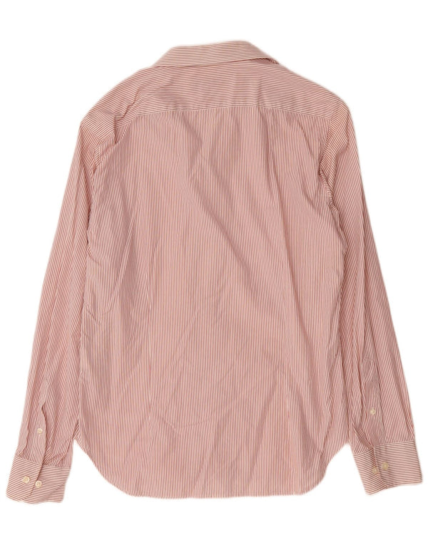 Henry Cottons Camisa para hombre Talla 42 Algodón a rayas rojas grandes