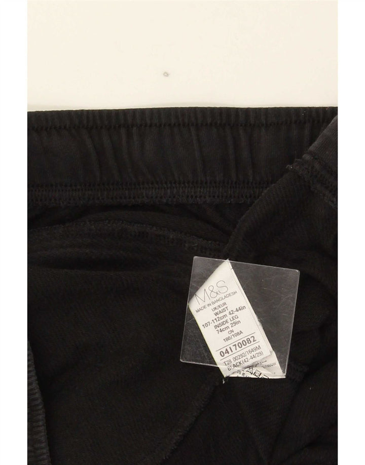 Marks & Spencer - Pantalón de chándal para hombre, talla 2XL, algodón negro