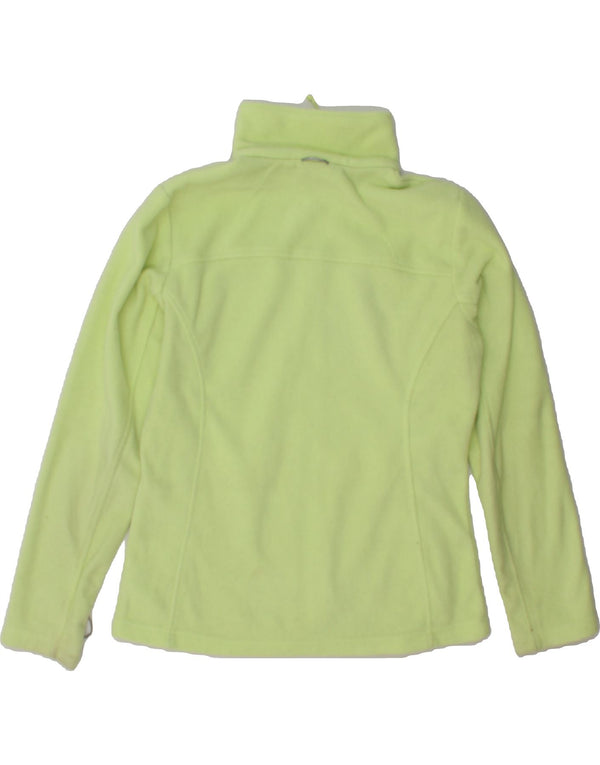 COLUMBIA Womens Fleece Jacket UK 16 Large Green Polyester