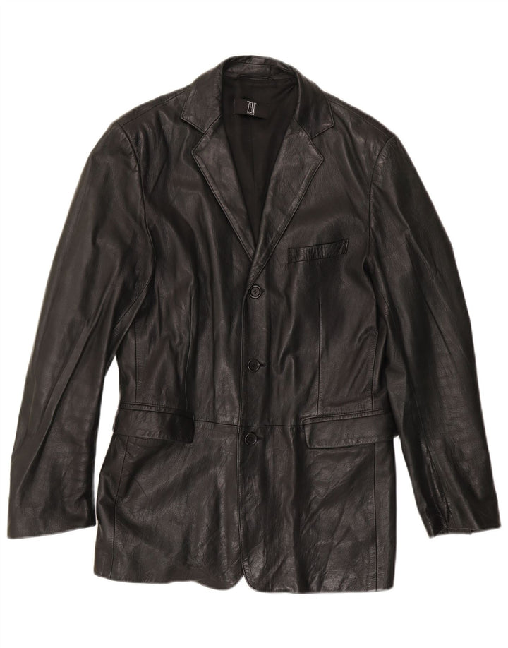 Chaqueta de cuero Zen para mujer IT 50 XL Cuero negro