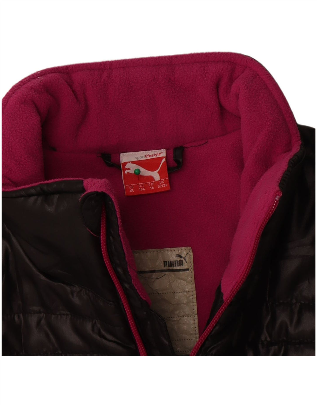 Chaleco acolchado Puma Niña 13-14 años Negro Poliéster