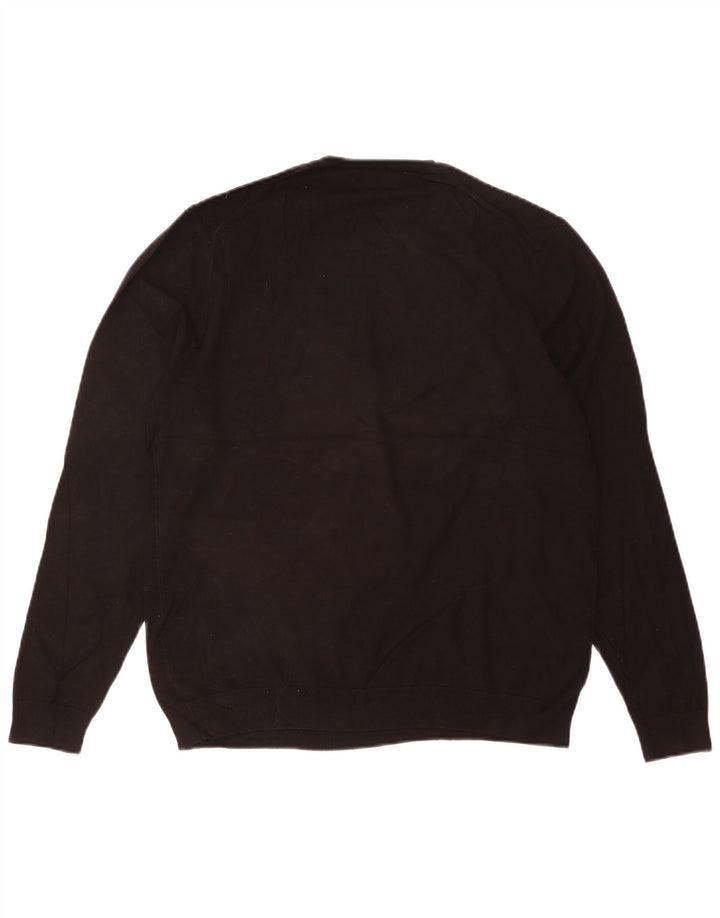 Zara Hombre Jersey Cuello Redondo Jersey XL Negro