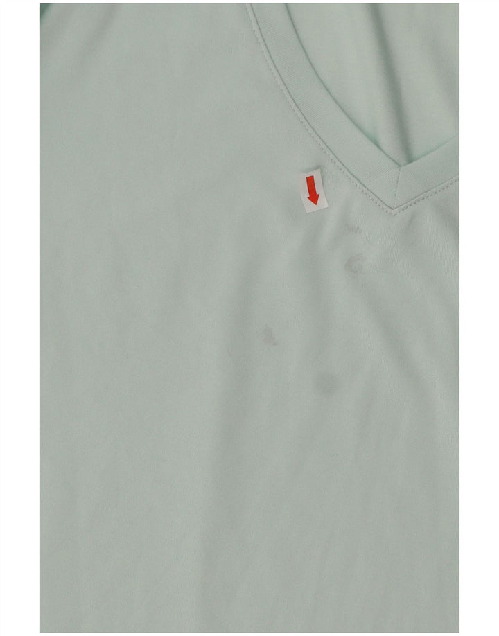 UNDER ARMOUR Camiseta Heat Gear para mujer Top UK 14 Poliéster turquesa mediano