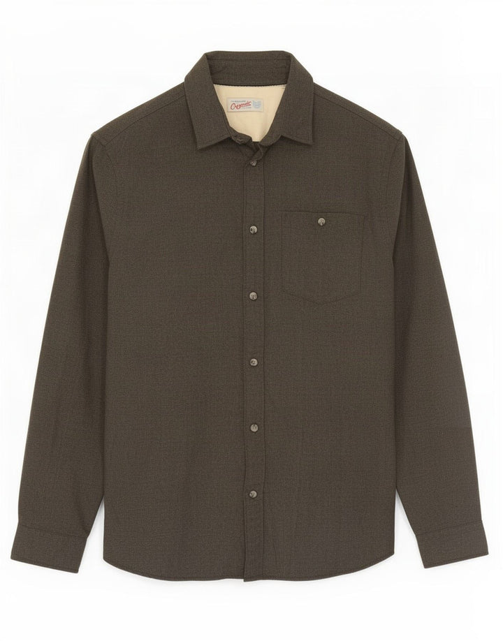 Jack & Jones Hombre Camisa De Franela Algodón Gris Medio