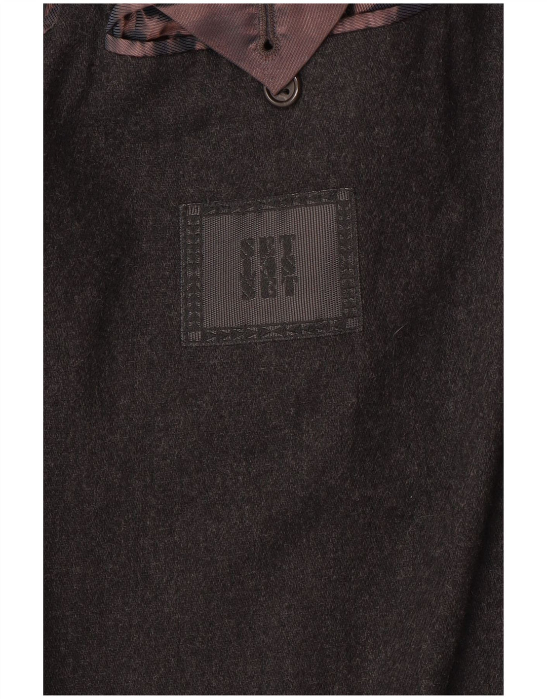 Vintage Hombres Abrigo Reino Unido 44 2XL Gris