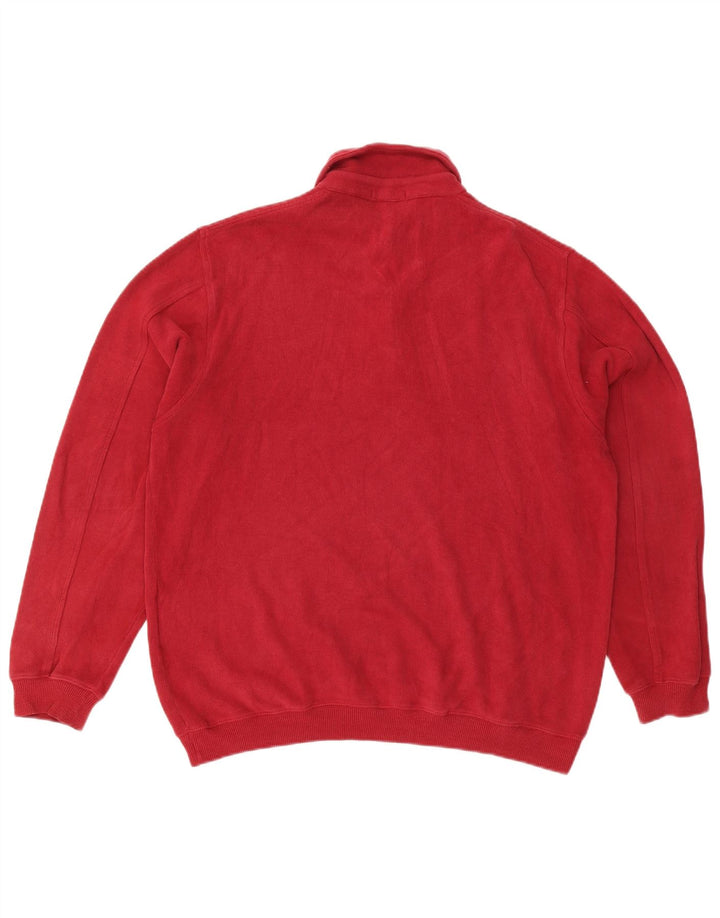 Gant Jersey De Cuello Polo Para Hombre Jersey De Algodón Rojo Medio