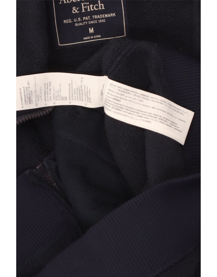 Abercrombie & Fitch Chaqueta polar para hombre UK 38 Mediana Azul marino Poliéster